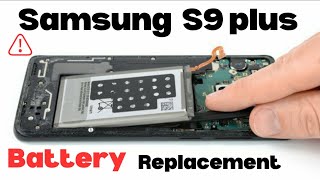 How to replace battery samsung S9 plus samsungs9plus [upl. by Asilana]