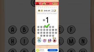 Brain test level 187 gameplays gameplay correcttheequationbraintest gaming braintest [upl. by Enegue923]