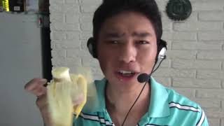 a fernanfloo se le cae un plátano xD [upl. by Orford]