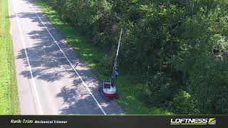 Loftness Kwik Trim Clears Way For 60 Foot Grain Bin [upl. by Aikam]