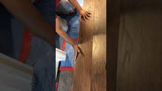 Laminate floor installation [upl. by Leay]