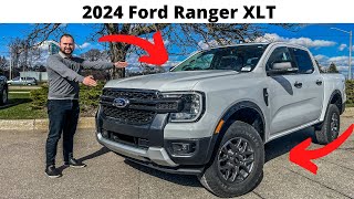 2024 Ford Ranger XLT  Is the 2024 Ford Ranger the Best Midsize Truck First Impressions [upl. by Neitsirk470]