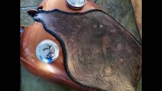 Leather for Motorcycles by CC Custom Leatherworks [upl. by Poucher472]