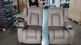 SAMERY Loveseat Recliner Installation Video [upl. by Jephum]