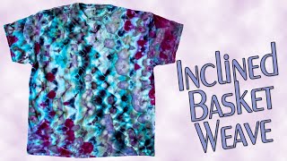 Tie Dye Inclined Basket Weave Ice Dye [upl. by Anairotciv]