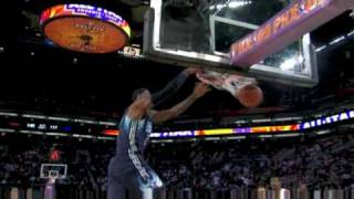 NBA AllStar 2009 PHX LeBron James Slam dunk [upl. by Scheers]