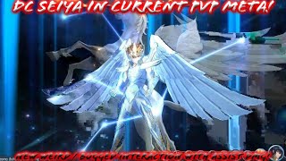 Saint Seiya Awakening KOTZ  DC Seiya in Current PvP Meta New Weird Interaction with Assist DMG [upl. by Plato]