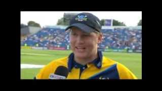 Gary Ballance Catch vs Leicestershire Twenty20 North Group 2013 [upl. by Hogle615]