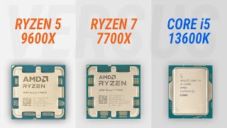 Ryzen 5 9600X vs Ryzen 7 7700X vs Core i513600K w RTX 4090 Test in 8 games at 1080p [upl. by Atiuqehs589]