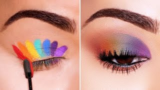 Use this QUICK BLENDING TRICK for colorful eyeshadows  Holi Makeup [upl. by Javier]