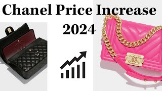 CHANEL 2024 PRICE INCREASE  CONFIRMED US PRICES TAKING EFFECT JANUARY 20 2024 They havent yet [upl. by Padraic]