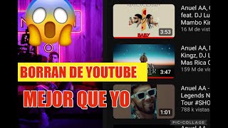 LE TUMB4N TEMA MEJOR QUE YO ANUEL EN SU CANAL DE YOUTUBE MIREN POR QUÉ [upl. by Hartfield]