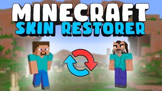 How to Fix Skins on Minecraft Servers 1211  Skins Restorer Plugin Tutorial [upl. by Ailad]