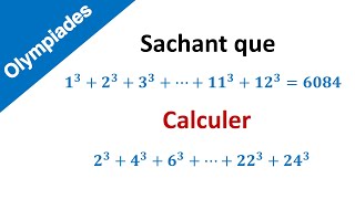 Olympiade de mathématiques ► Exercice 3 dans les puissances  Modèle 1 ► 3eme année du collège [upl. by Loughlin]