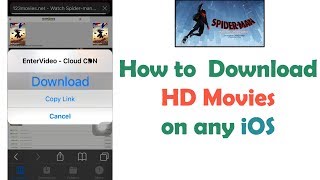 How To Download Movies On iPhone iPad 2018  Direct Download [upl. by Elatsyrc]