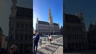 BrusselsCapital travel reels vlog vlogs vlogger brussels belguim [upl. by Wera644]