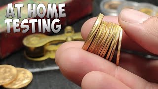 Testing 10 Half Sovereigns Without Expensive Equipment [upl. by Enila]