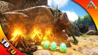 MAX LEVEL PTERANODON TAMING AND BREEDING VANILLA ARK Survival Evolved PVP Gameplay E3 [upl. by Noryk]