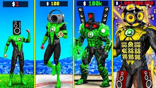 1 GREEN LANTERN SPEAKERMAN to 1000000000 in GTA 5 [upl. by Caryn763]