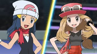 Pokemon Battle Dawn Vs Serena [upl. by Enyad]