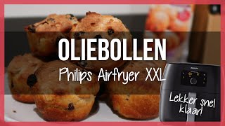 Airfryer Oliebollen Bakken  Philips Airfryer XXL Recept [upl. by Nyrok]