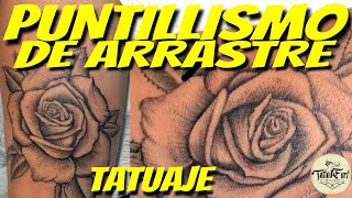 PASO A PASO APRENDE COMO TATUAR PUNTILLISMO de ARRASTRE Tattoo Fort [upl. by Clarine]