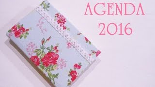 Agenda in tessuto  facile   Shabby Chic DIY [upl. by Swanhilda]