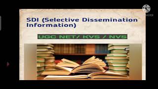 SDI Selective Dissemination Information What Is The SDI Service 🖊️🖊️📒📝📗📗 [upl. by Maudie]