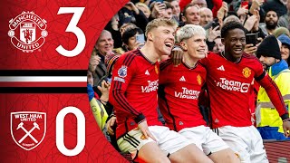 The Future Is Bright ✨🤩  Man Utd 30 West Ham  Highlights [upl. by Semyaj]