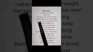 Rachel Platten  Fight Song Lyrics in Karaoke  Sujal Khadgi🖤 [upl. by Hagerman]