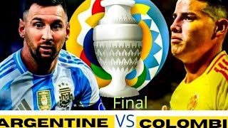 Argentine VS ColombieFinal Coopa América 2024 USA [upl. by Pontius744]