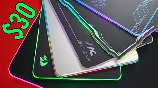 Best Budget RGB Gaming Mousepads Under 30 [upl. by Akym33]