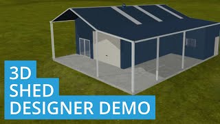 Online Steel Shed Design Software  Web Shed [upl. by Adnuahsal944]