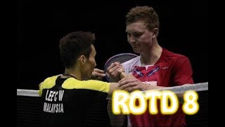 Rallies Of The Day 8  Lee Chong Wei 李宗伟 vs Viktor Axelsen 安赛龙  2016 Thomas Cup Semi Final [upl. by Nnaaihtnyc]