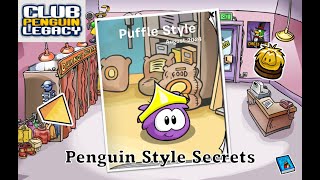 Club Penguin Legacy  August 2024 Penguin Style Catalog Secrets  TWO Pins [upl. by Yrad]