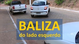 BALIZA DO LADO ESQUERDO  Como fazer uma baliza em via de mão única [upl. by Kassi]