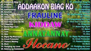 Most Played Ilocano Medlley 🦋Nonstop Ilocano Songs 2024🍁Addaakon Biag KoFrauline Kiddaw ilocano [upl. by Nelrsa418]