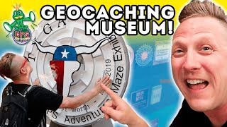 RARE GEOCACHING MUSEUM GPS Adventure Maze Exhibit [upl. by Tesler]