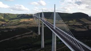 Viaduc de Millau France  4K Drone Video [upl. by Perl]