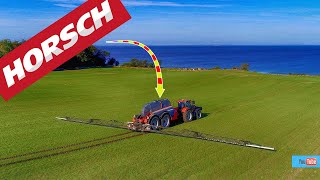 HORSCH Leeb 12 TD opryskiwacz sprayer z drona drone [upl. by Nailuj]