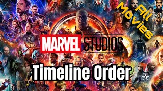 All MCU MoviesShows In Chronological Order 2023 [upl. by Eecak]