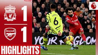 Mo Salah Scores in Premier League Draw  Liverpool 11 Arsenal  Highlights [upl. by Ynahirb284]