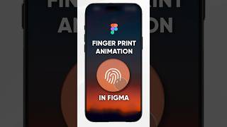 Figma Tutorial Animate Fingerprint Unlock Screen in just 1 minute 🔥 figma tutorial ui ux [upl. by Anum]