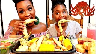 KING CRAB MUKBANG EATING SHOW YUMMYBITESTV [upl. by Ledoux]