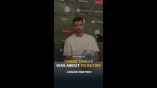 Three times I was about to retire  Interview with tennis player Grigor Dimitrov [upl. by Lilas]