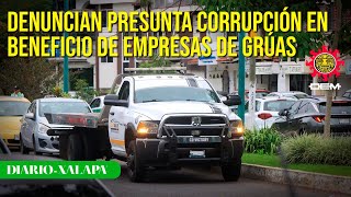 Acusan a policías de corrupción y de beneficiar a empresas de grúas ante la FGE [upl. by Lonyer]