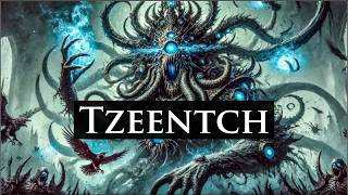 Tzeentch and His Daemons God of Knowledge and Ambition l Warhammer 40k Lore [upl. by Halstead942]