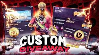 FREE FIRE KAMAL is live Giveaway custom room win and I am send 1000rs Redeem code [upl. by Idac]