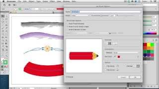 An Closer Look at Colorization Methods of Brushes in Adobe Illustrator [upl. by Nrehtac]