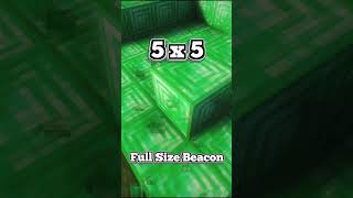 Minecraft  How to build a full size beacon [upl. by Susie]